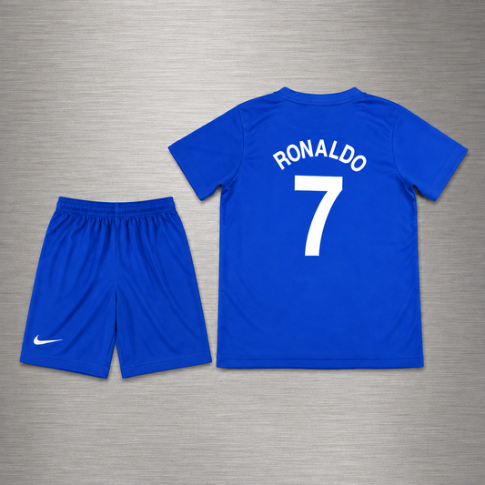 Kit Manchester United Tercera 2007-2008 Versión Retro Infantil Niño