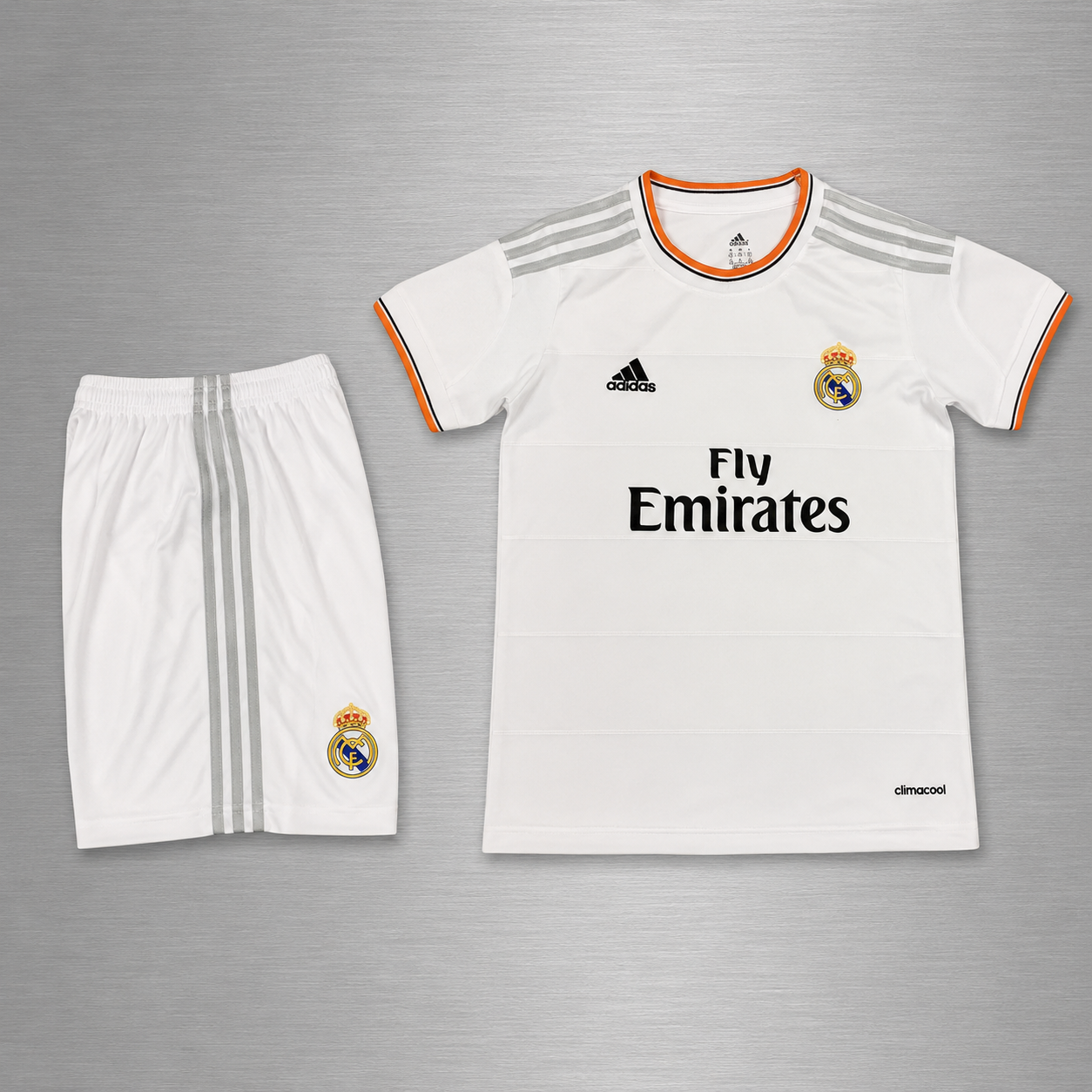 Kit Real Madrid Local 2013-2014 Versión Retro Infantil Niño