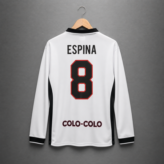 Camiseta Colo-Colo Local Manga Larga 1997-1998 Versión Retro
