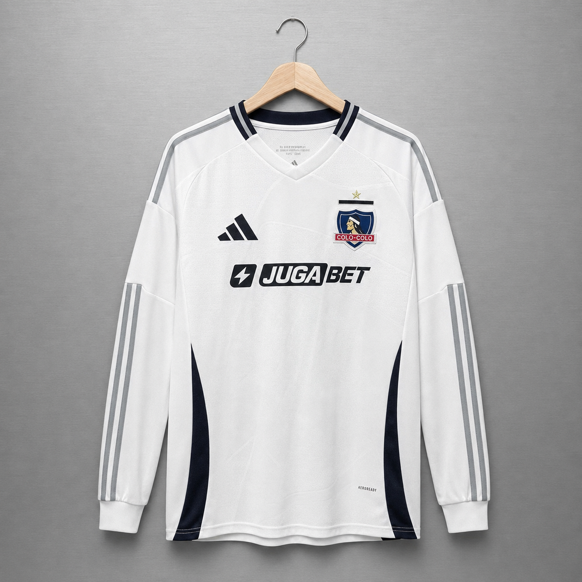 Camiseta Colo-Colo Local Manga Larga 2025-2026 Versión Fan