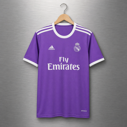 Camiseta Real Madrid Visita 2016-2017 Versión Retro