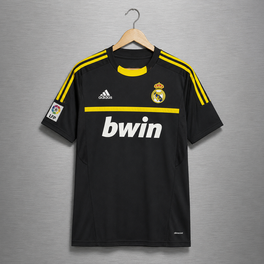 Camiseta Real Madrid Local Arquero/Portero 2011-2012 Versión Retro