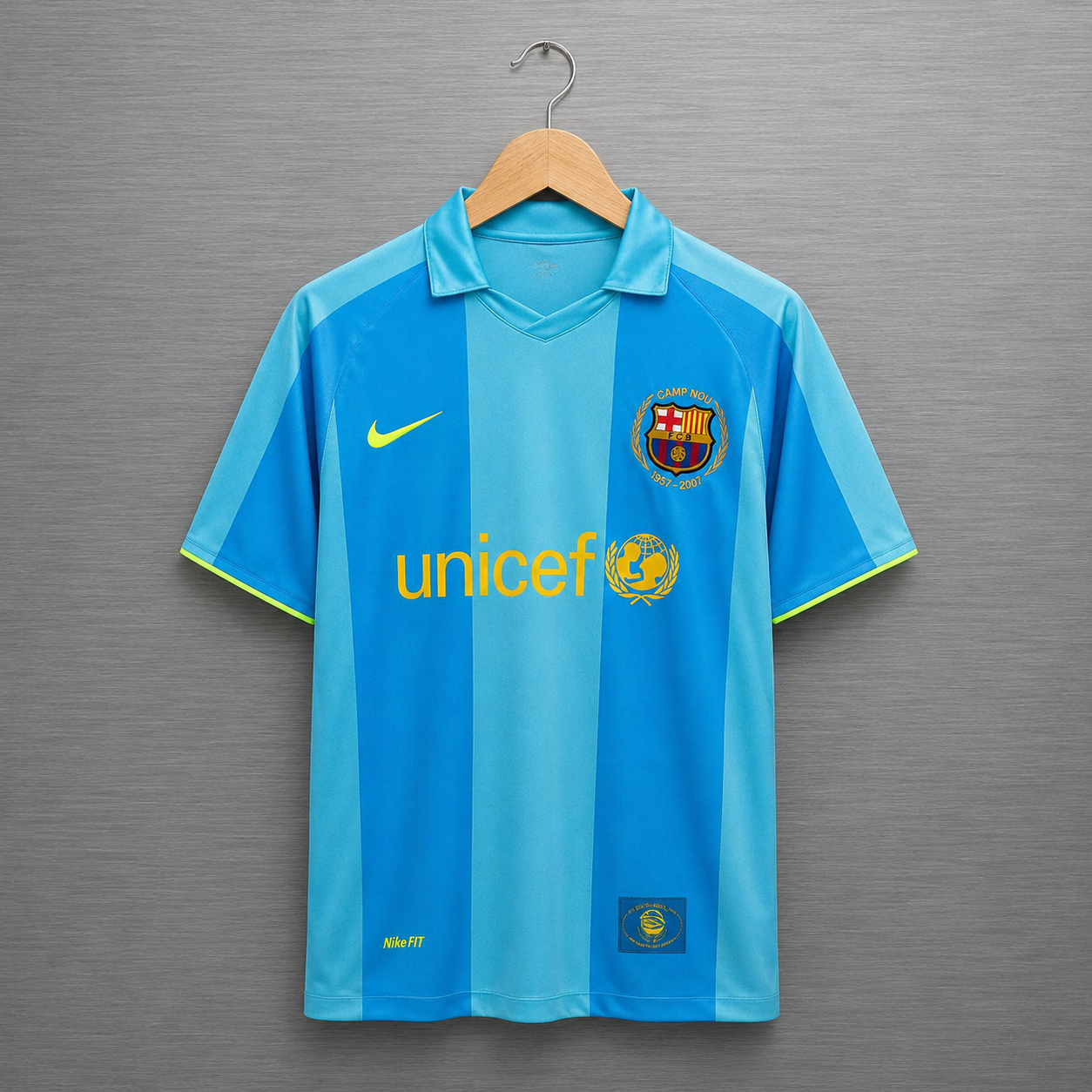 Camiseta Barcelona Visita 2007-2008 Versión Retro