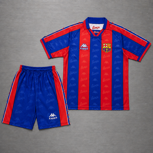 Kit Barcelona Visita 1996-1997 Versión Infantil Niño Retro