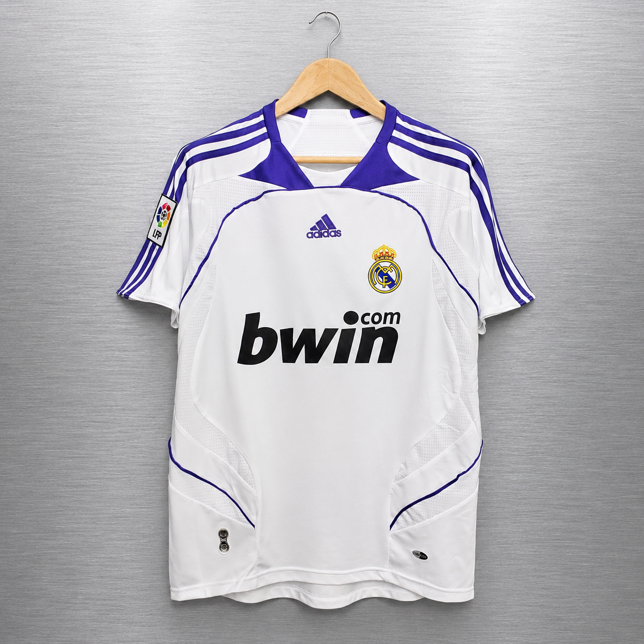 Camiseta Real Madrid Local 2007-2008 Versión Retro