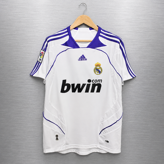 Camiseta Real Madrid Local 2007-2008 Versión Retro