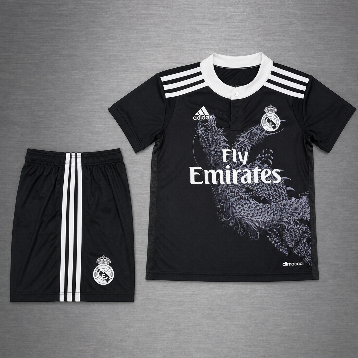 Kit Real Madrid Tercera Equipacion 2014-2015 Versión Infantil Niño Retro