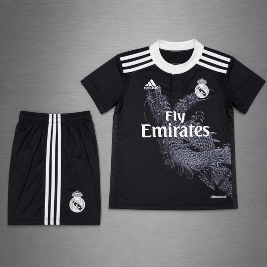 Kit Real Madrid Tercera Equipacion 2014-2015 Versión Infantil Niño Retro
