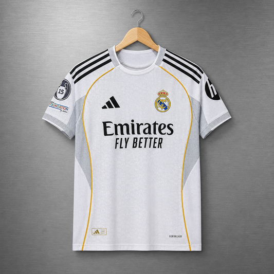 Camiseta Real Madrid Local 2025-2026 Versión Básica