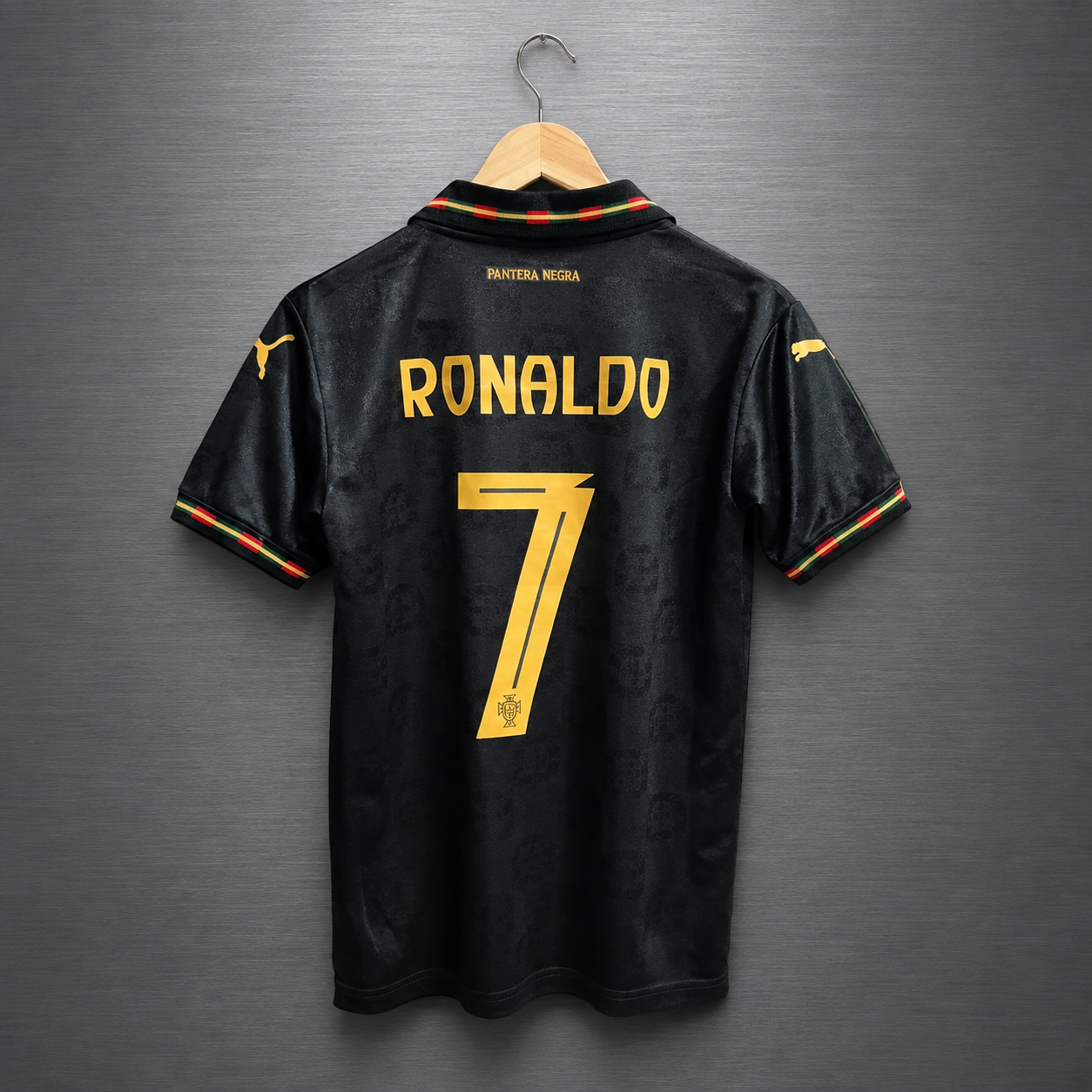 Camiseta Portugal Edición Pantera negra Mundial 2026 Versión Básica