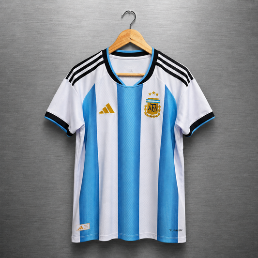 Camiseta Argentina  Local Mundial 2026 Versión Básica