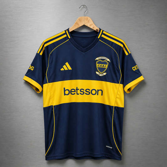 Camiseta Boca Juniors Local 2025-2026 Versión Básica