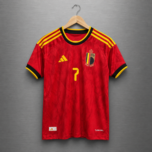 Camiseta Belgica  Local Mundial 2026 Versión Básica