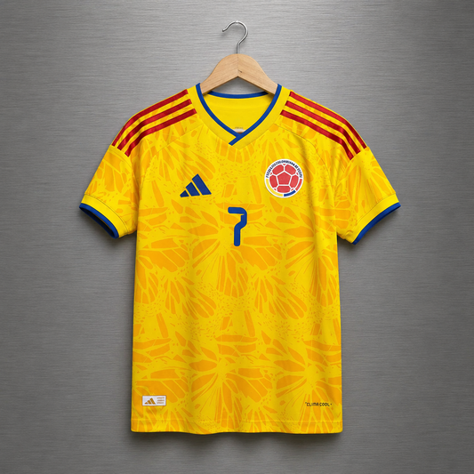 Camiseta Colombia Local Mundial   2026 Versión Básica