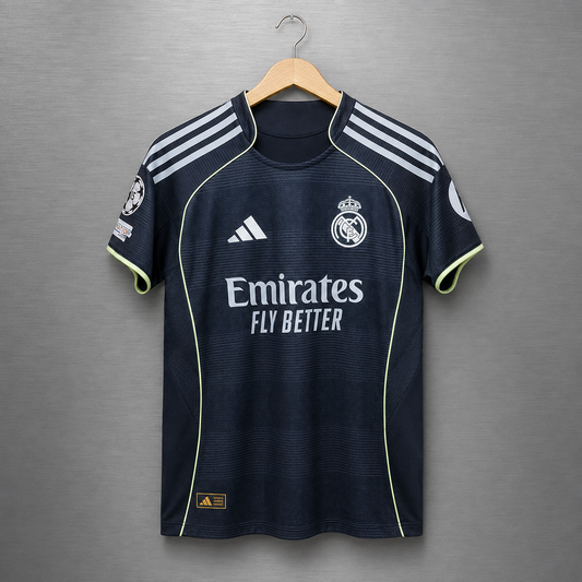 Camiseta Real Madrid Visita 2025-2026 Versión Básica