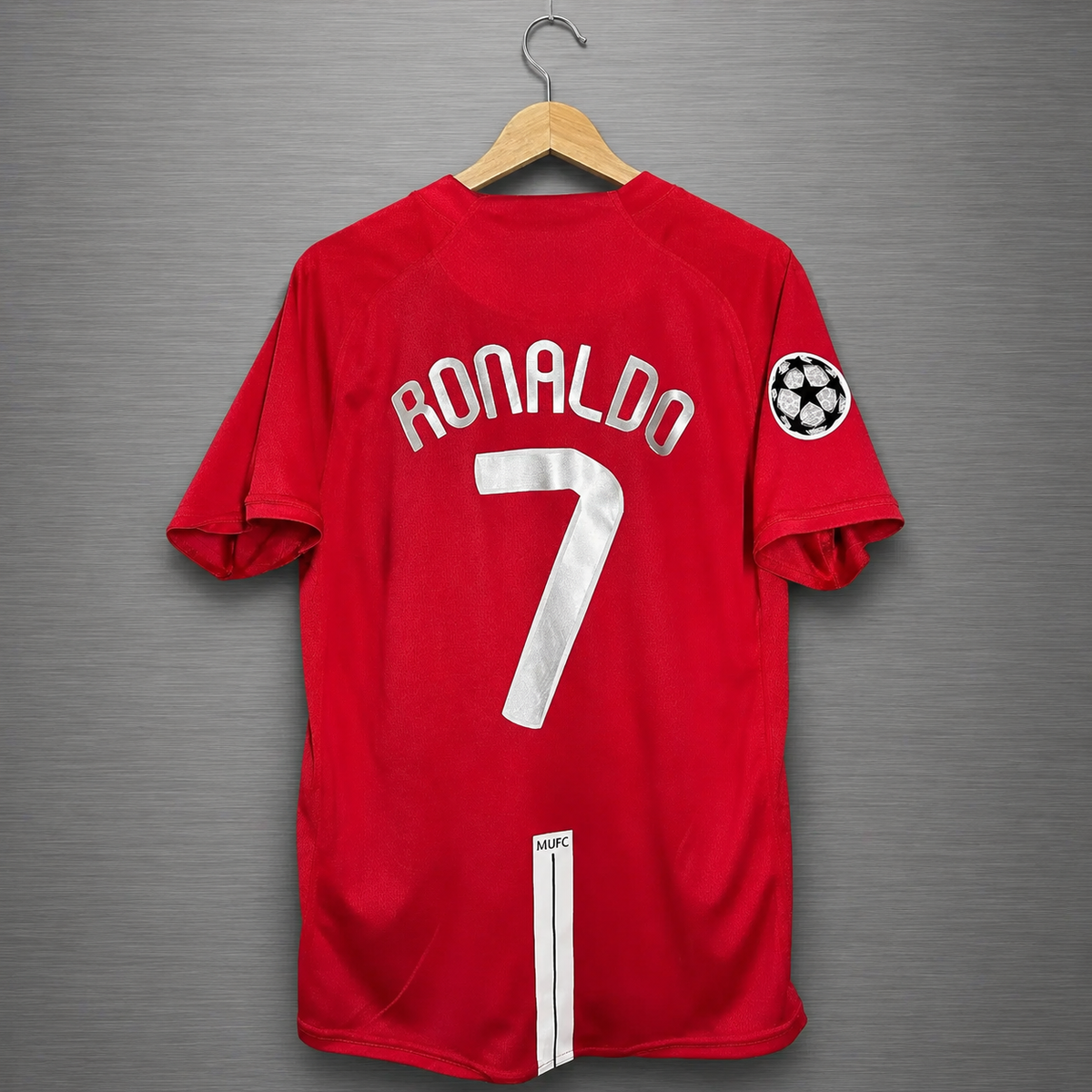 Camiseta Manchester United Local 2007-2008 Versión Retro Básica