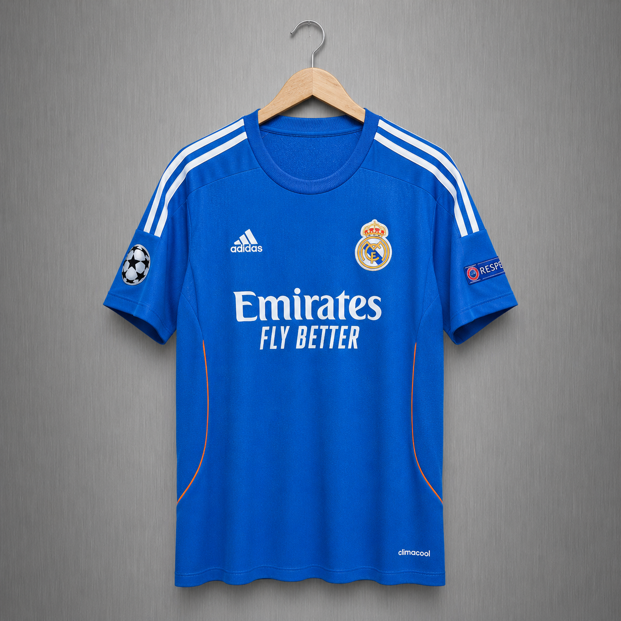 Camiseta Real Madrid Visita 2013-2014 Versión Retro Básica