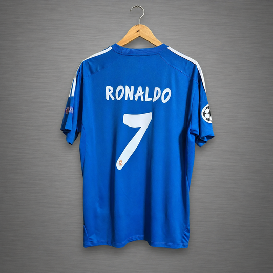 Camiseta Real Madrid Visita 2013-2014 Versión Retro Básica