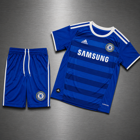 Kit Chelsea Local 2011-2012  Versión Infantil Niño Retro