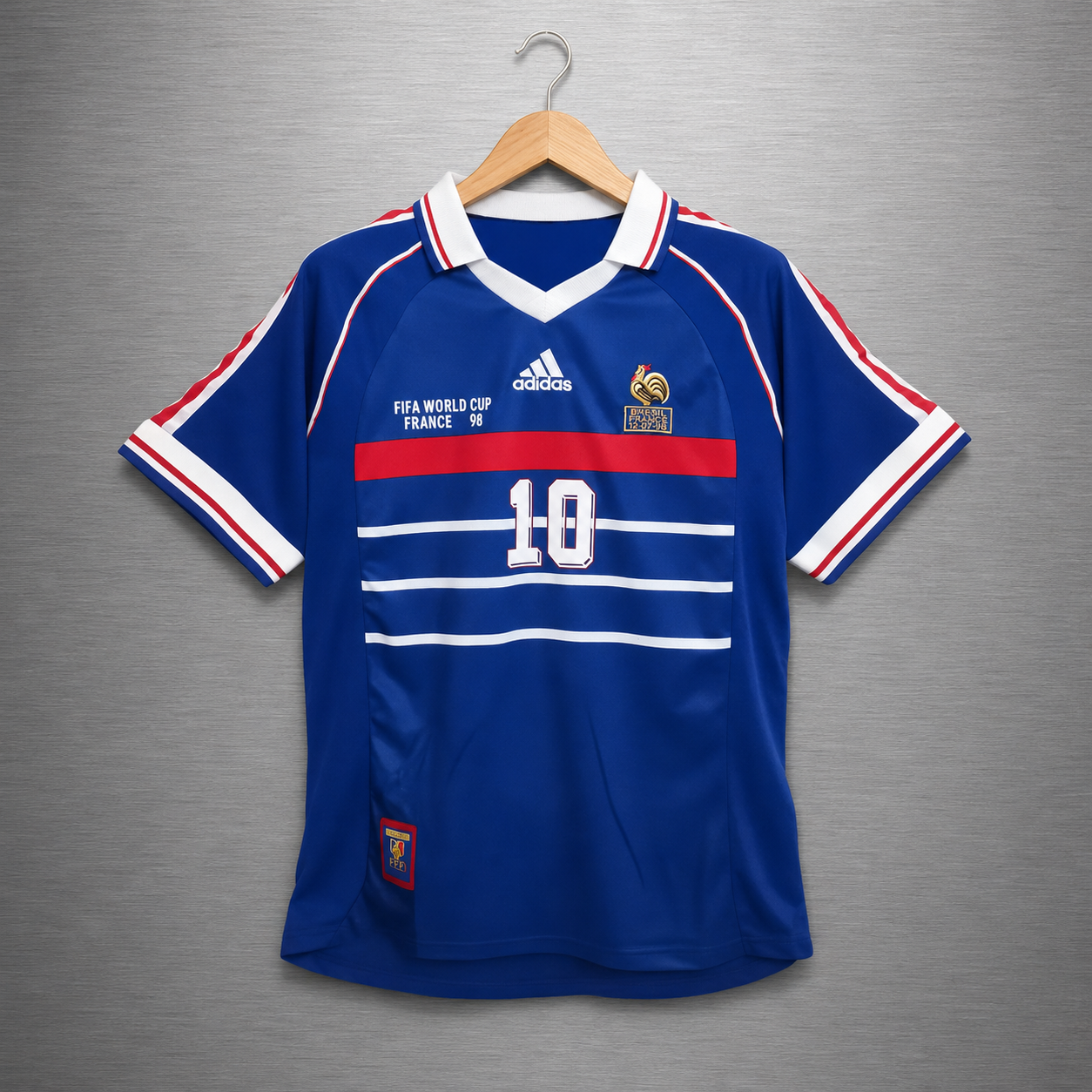 Camiseta Francia Local 1998 Versión Retro