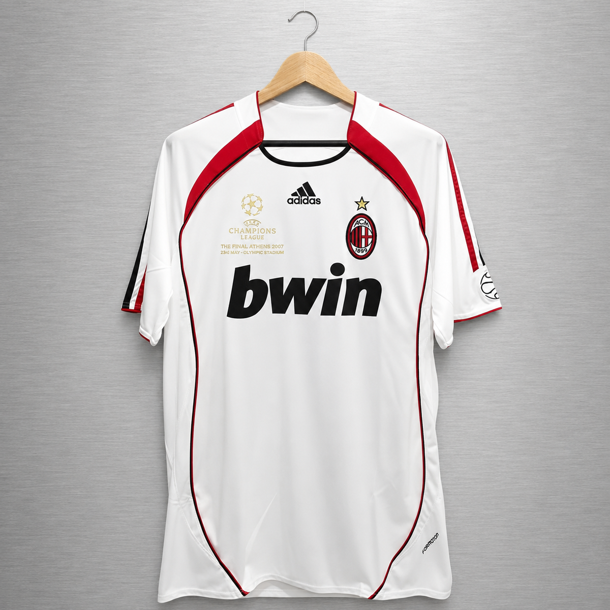 Camiseta Milán Visita 2006-2007 Versión Retro
