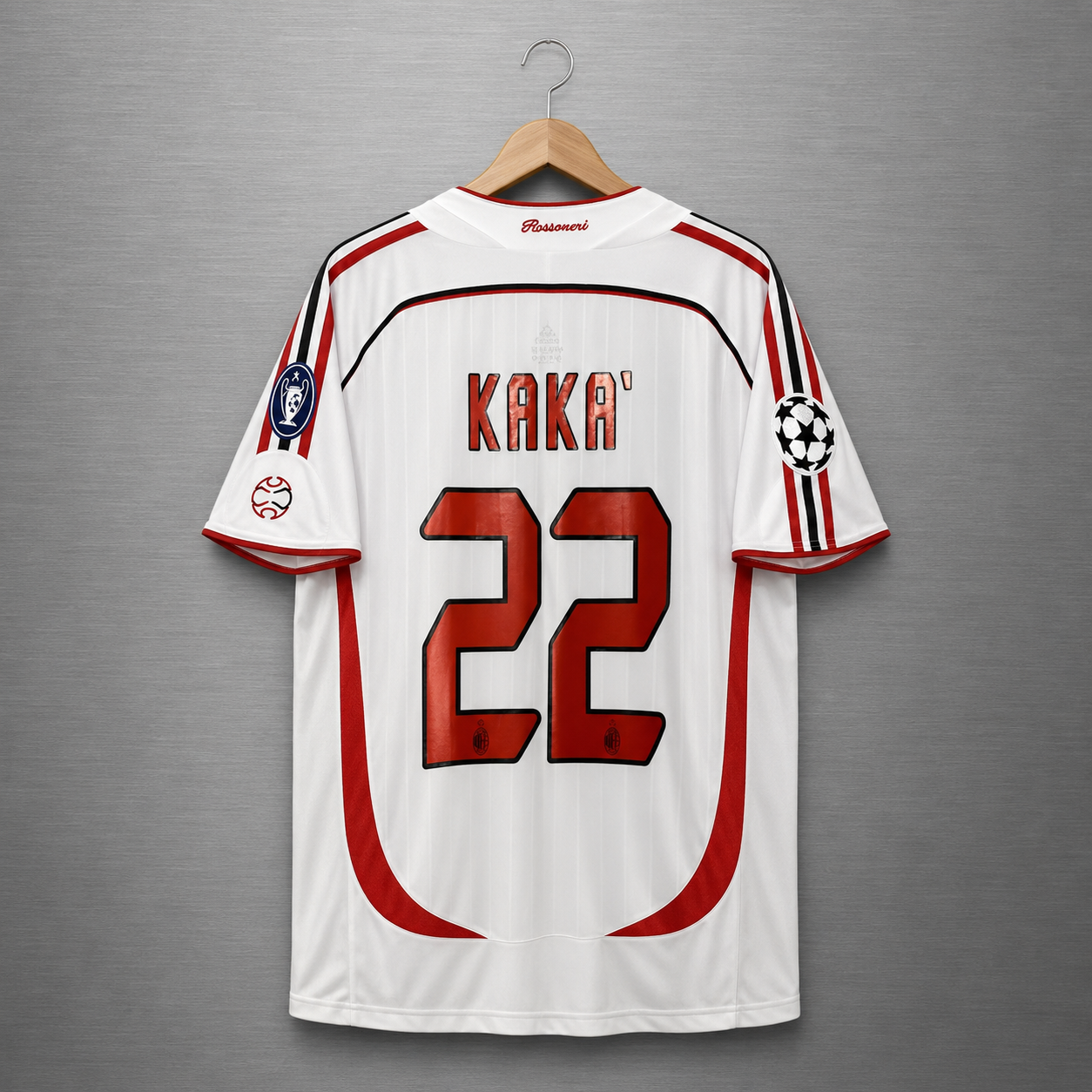 Camiseta Milán Visita 2006-2007 Versión Retro