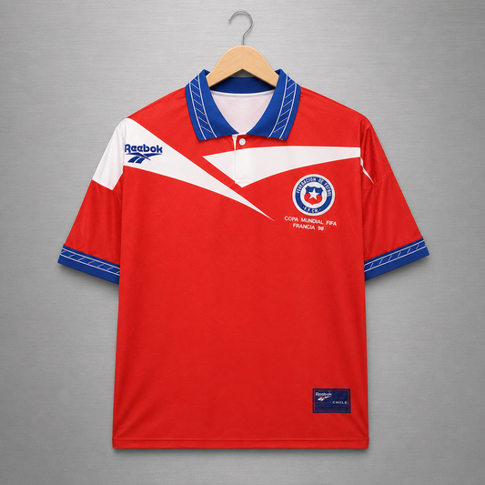 Camiseta Chile Local 1998 Versión Retro