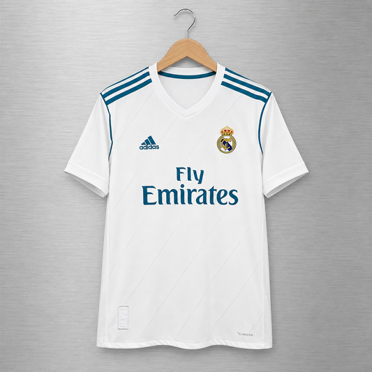 Camiseta Real Madrid Local 2017-2018 Versión Retro