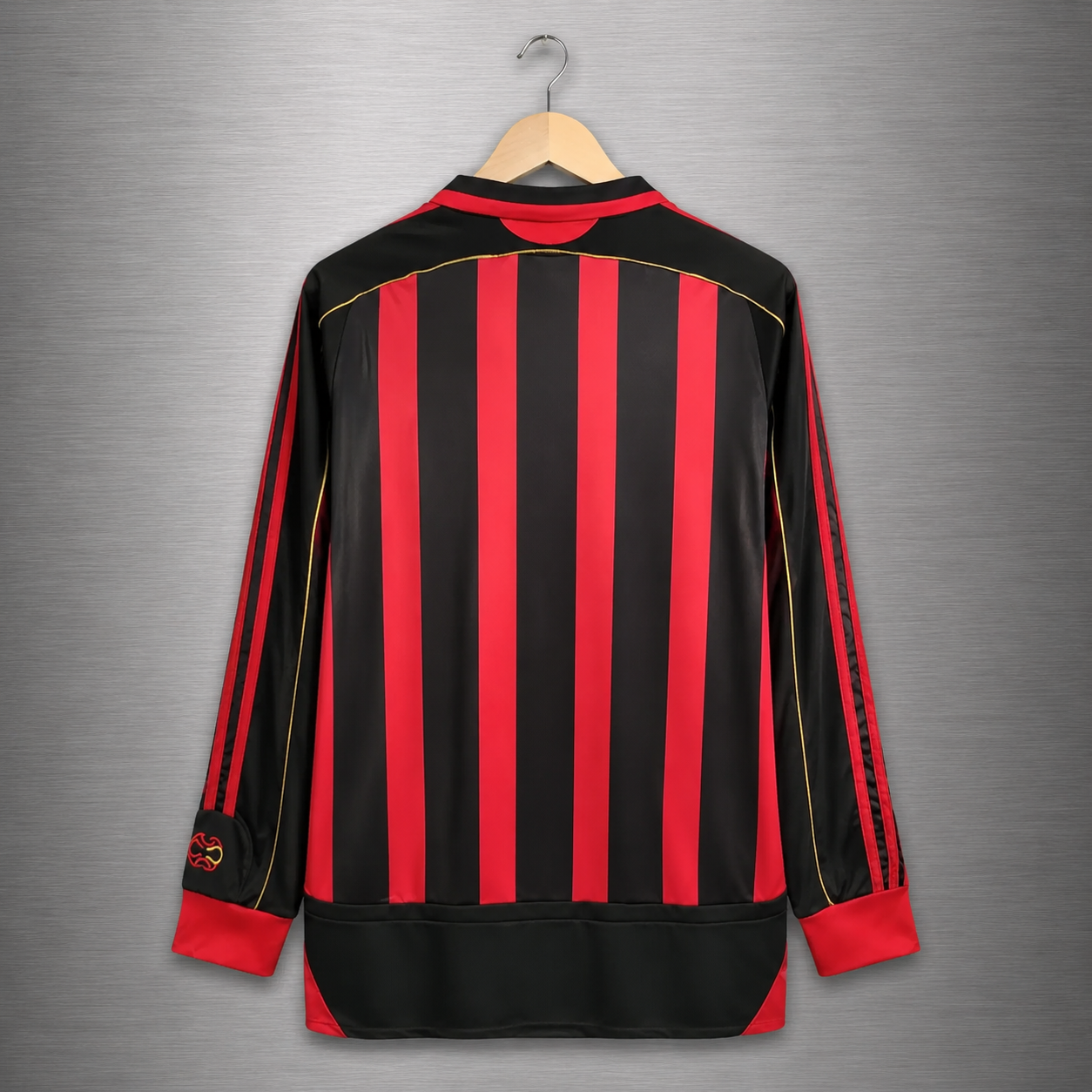 Camiseta Milán Local Manga Larga 2006-2007 Versión Retro