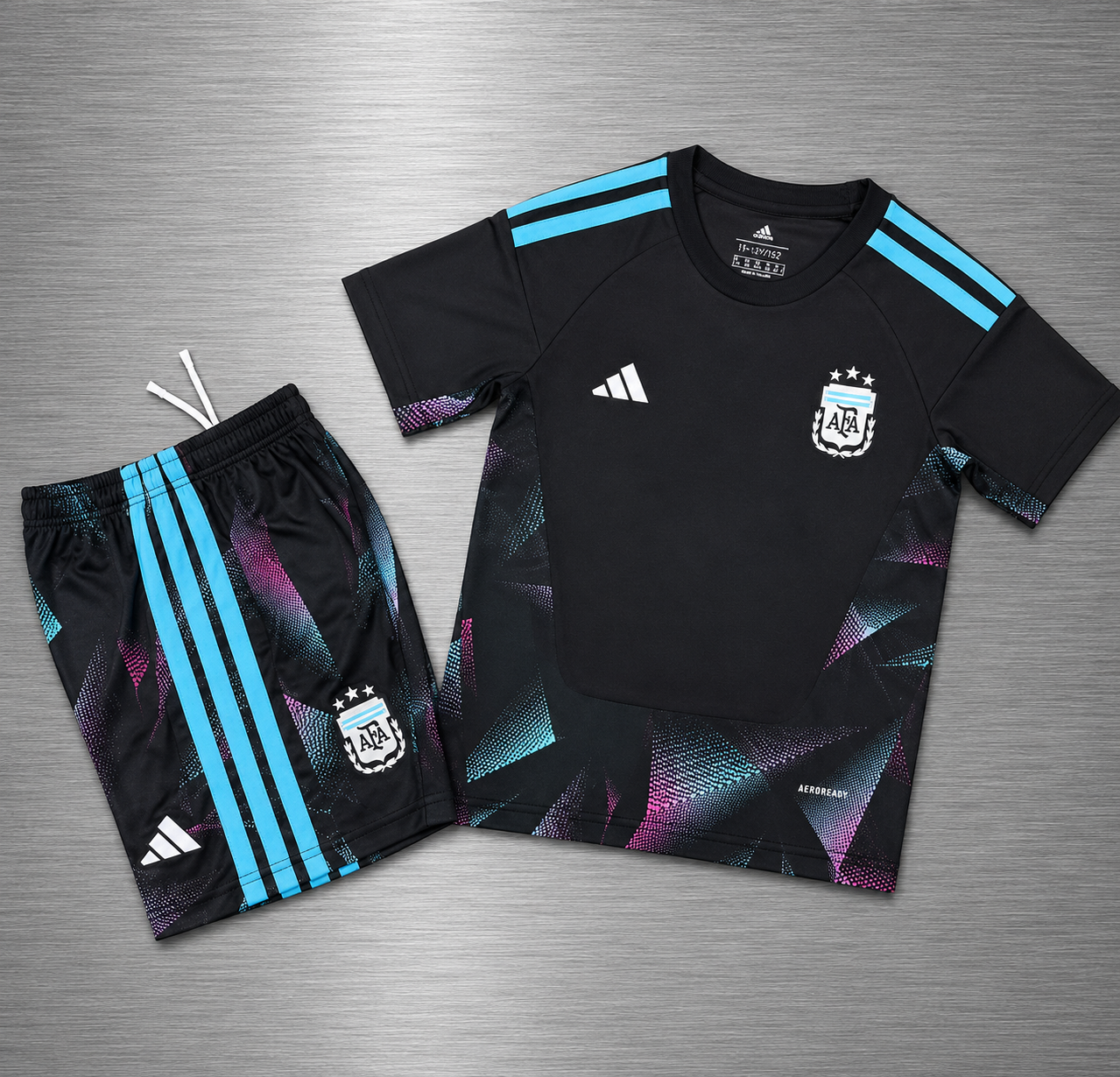 Kit Argentina Arquero/Portero Mundial 2026 Versión Infantil Niño