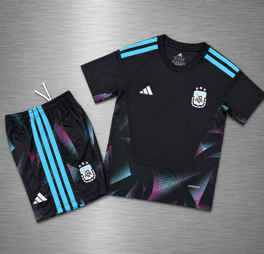 Kit Argentina Arquero/Portero Mundial 2026 Versión Infantil Niño