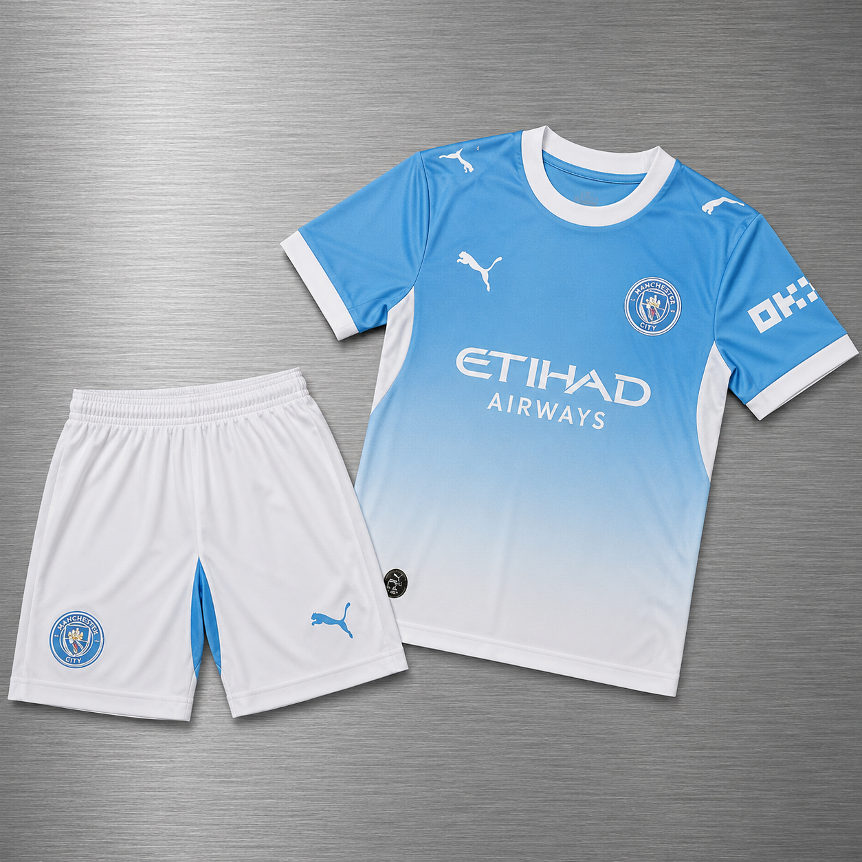 Kit Manchester City  Local  2026/2027 Versión Infantil Niño
