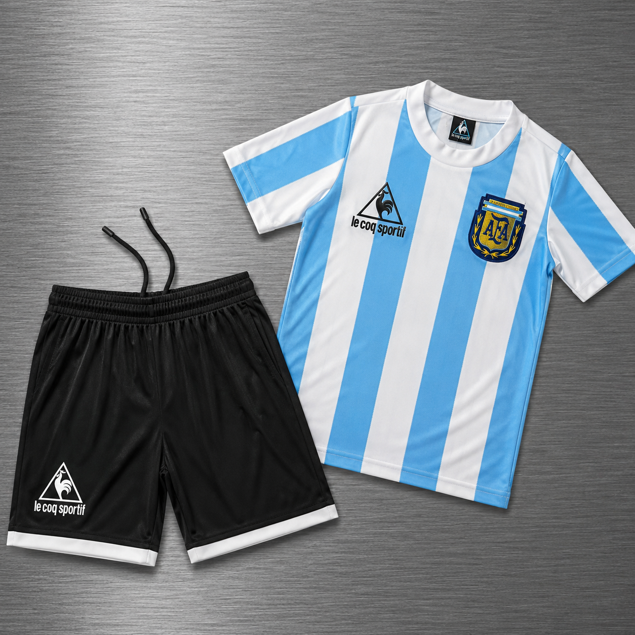 Kit Argentina Local 1986  Versión Infantil Niño Retro