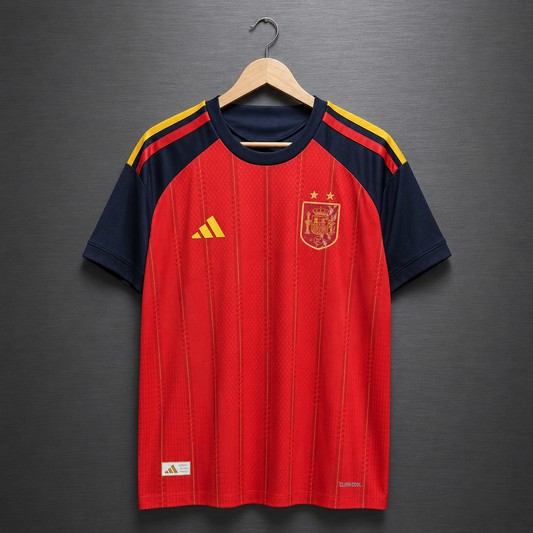 Camiseta España Local mundial 2026 2 estrellas Versión Básica