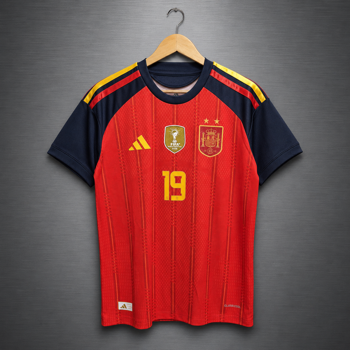 Camiseta España Local  Campeón mundial 2026 Versión Básica