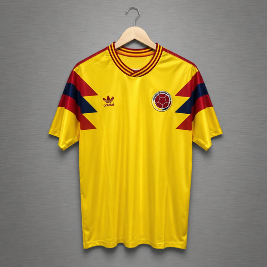 Camiseta Colombia Local 1990 Versión Retro