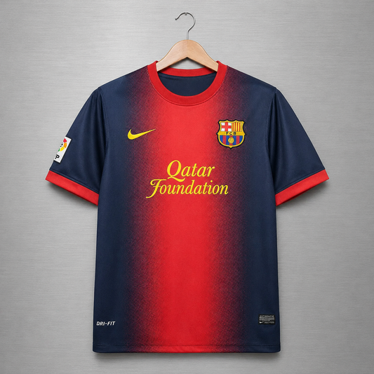 Camiseta Barcelona Local 2012-2013 Versión Retro