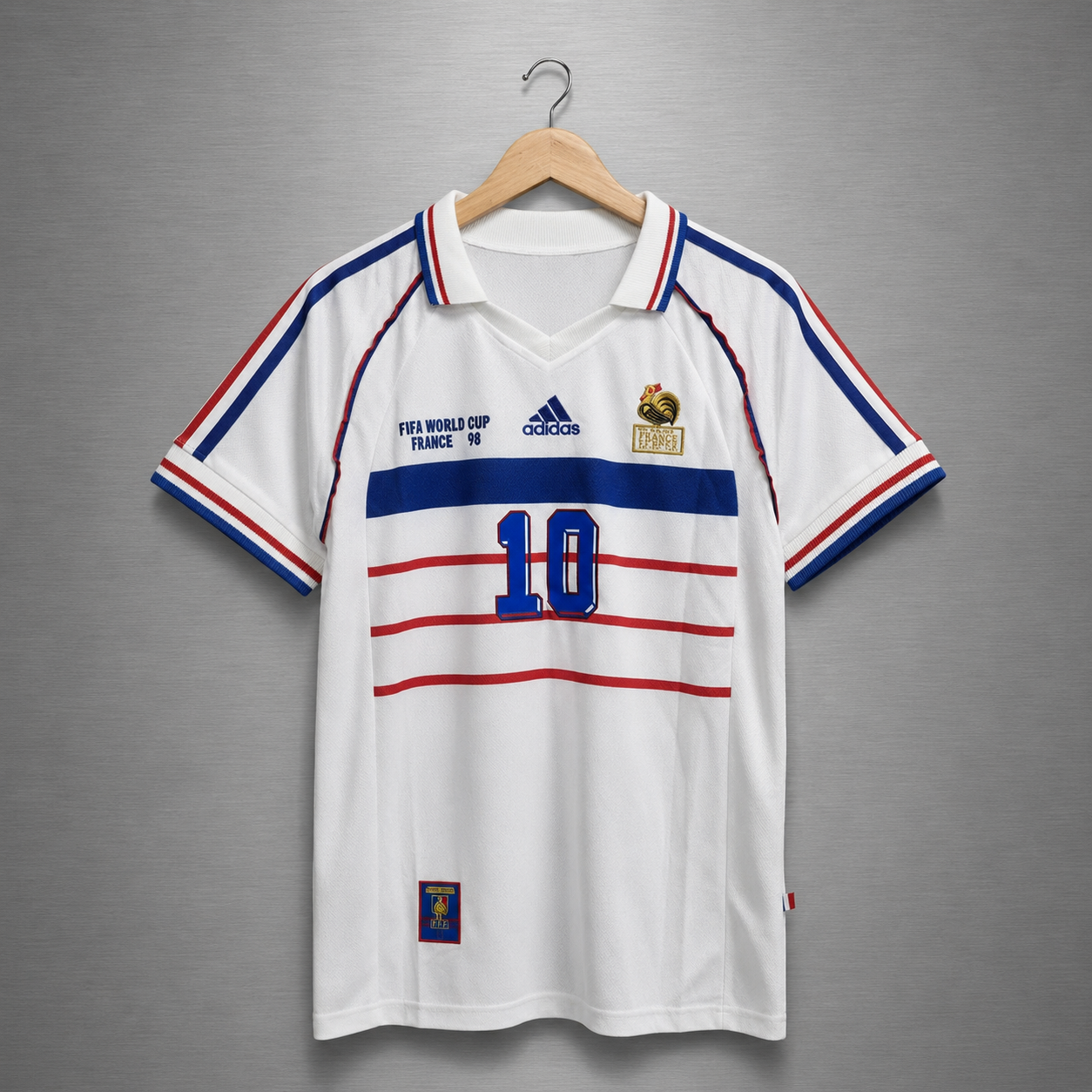 Camiseta Francia Visita 1998 Versión Retro