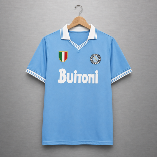 Camiseta Napoli Local 1986-1987 Versión Retro