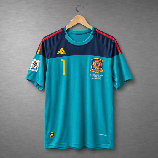 Camiseta España Arquero/Portero 2010 Versión Retro