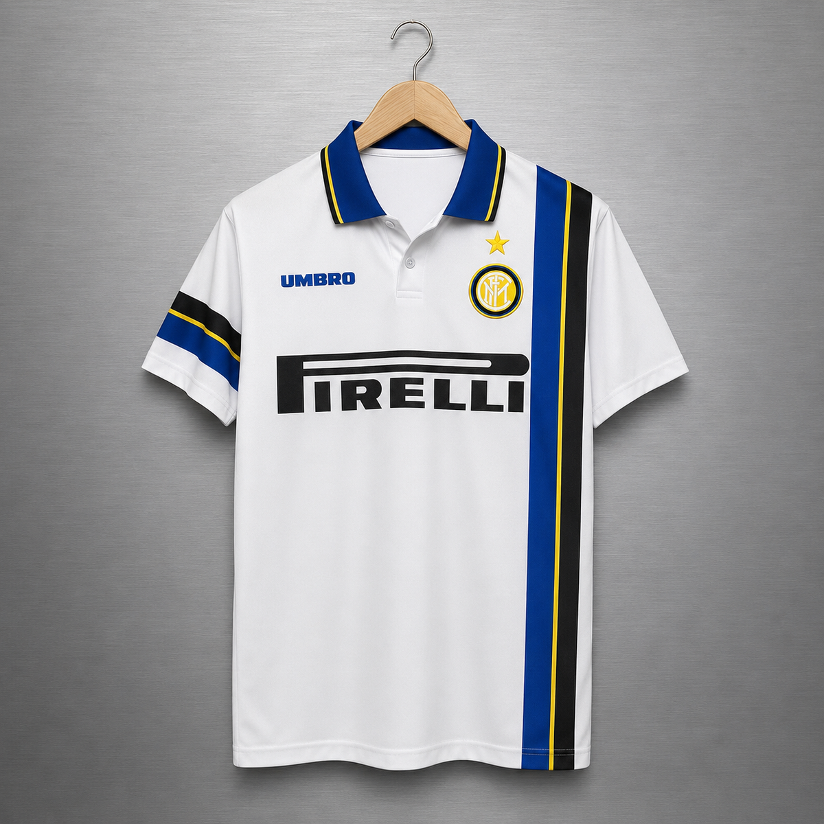 Camiseta Inter de Milán Visita 1997-1998 Versión Retro