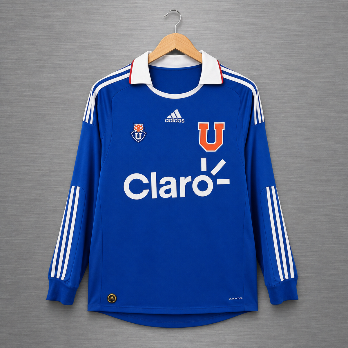 Camiseta Universidad de Chile Local Manga Larga 2011-2012 Versión Retro