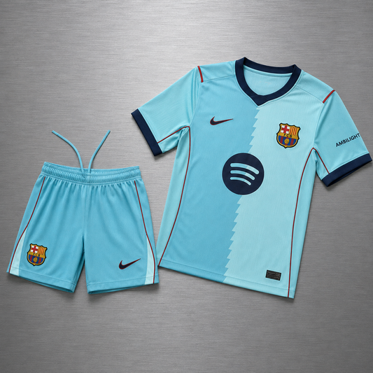Kit Barcelona Tercera Equipacion 2026/2027 Versión Infantil Niño