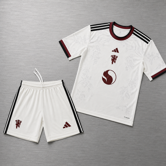 Kit Manchester United Tercera Equipacion 2026/2027 Versión Infantil Niño