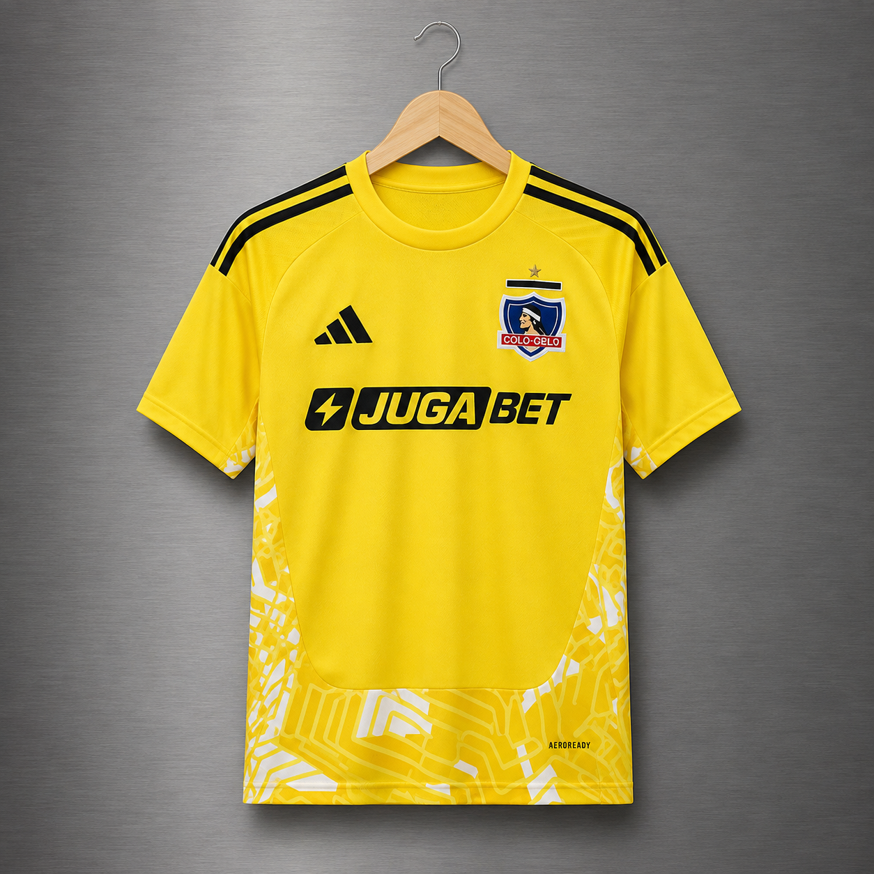 Camiseta Colo Colo Arquero Amarilla  2026-2027 Version Fan