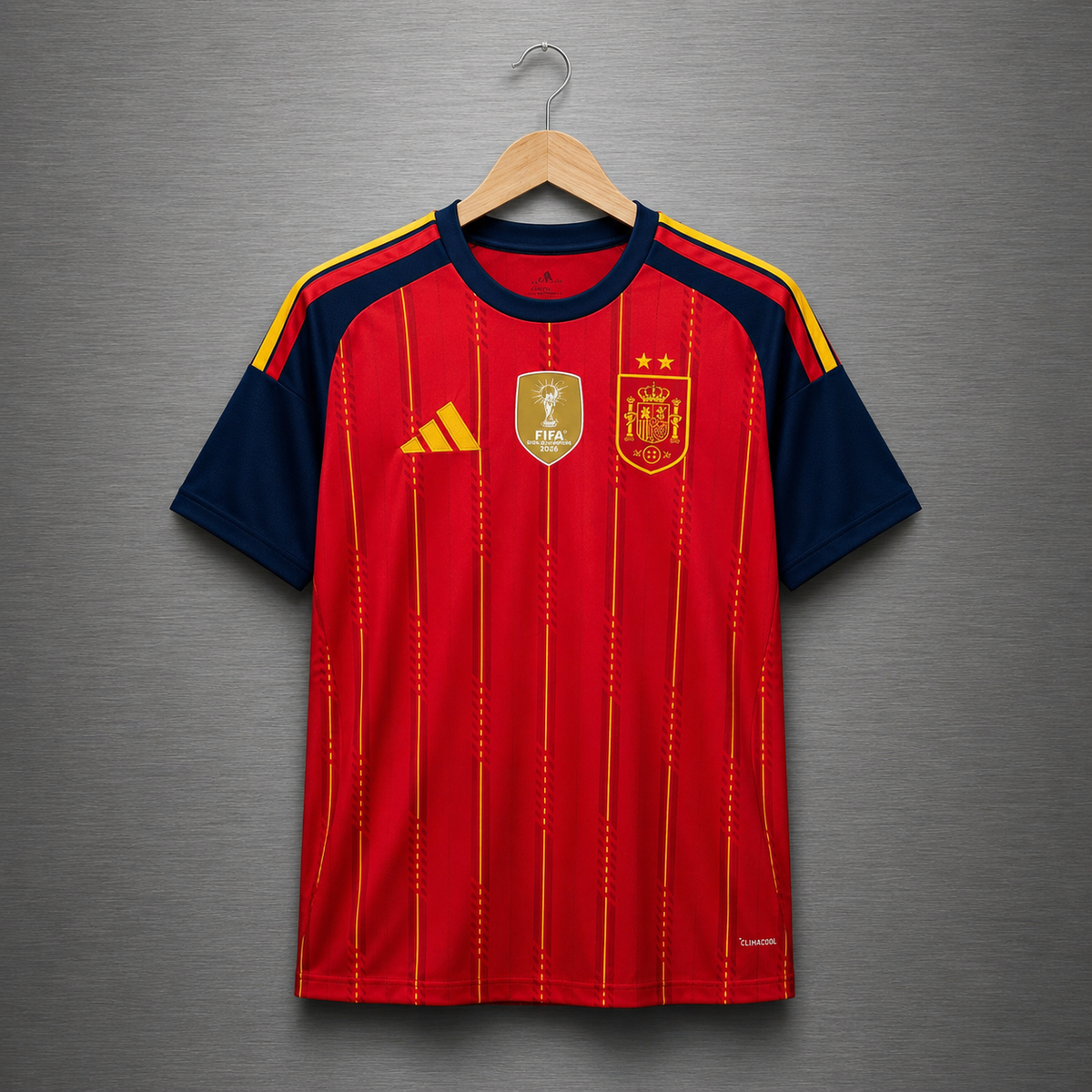 Camiseta España Local  Campeon Mundial 2026 Version Fan