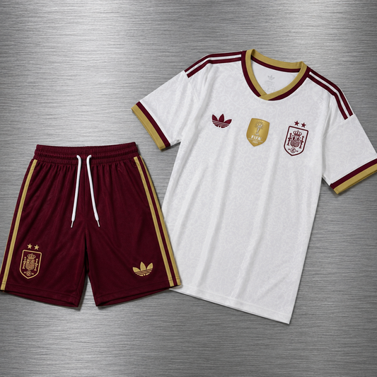 Kit España Visita Campeón Mundial 2026 Versión Infantil Niño