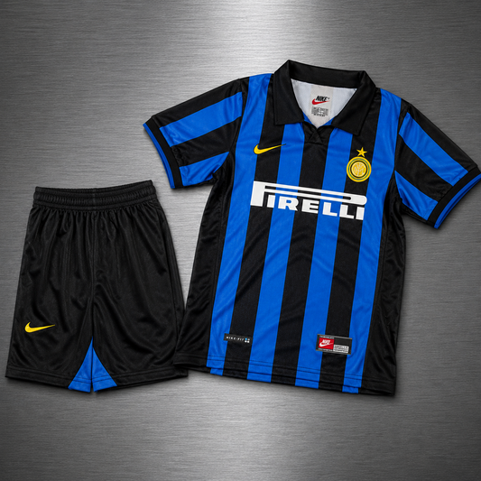 Kit Inter de Milan Local 1998-1999 Versión Retro Infantil Niño
