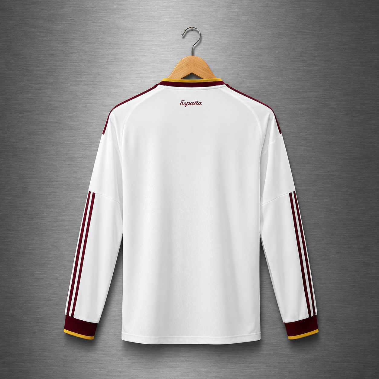 Camiseta España  VISITA CAMPEON DEL MUNDO  2026-2027 Manga Larga  Versión Fan