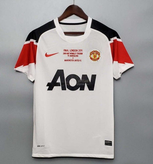 Camiseta Manchester United Visita 2010-2011 Versión Retro